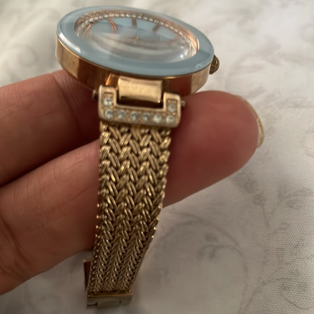 Anne Klein Blue and Gold Women's Watch - Picture 5 of 5